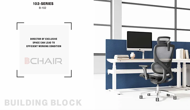 Ghế ngồi công thái học chân nhôm B-102B Ghế ngồi công thái học chân nhôm B-102B