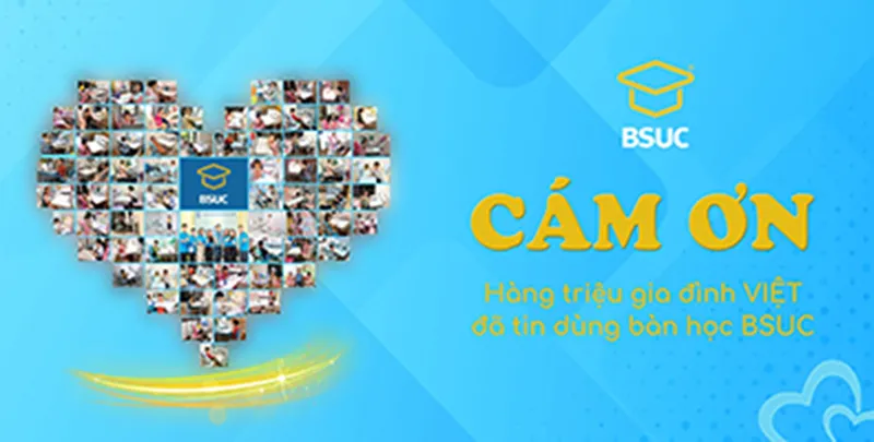 BSUC tự hào là thương hiệu với nhiều năm kinh nghiệm được khách hàng tin tưởng BSUC tự hào là thương hiệu với nhiều năm kinh nghiệm được khách hàng tin tưởng
