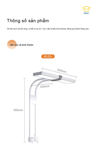 Đèn Thông Minh AI điều Khiển Giọng Nói M100J 15