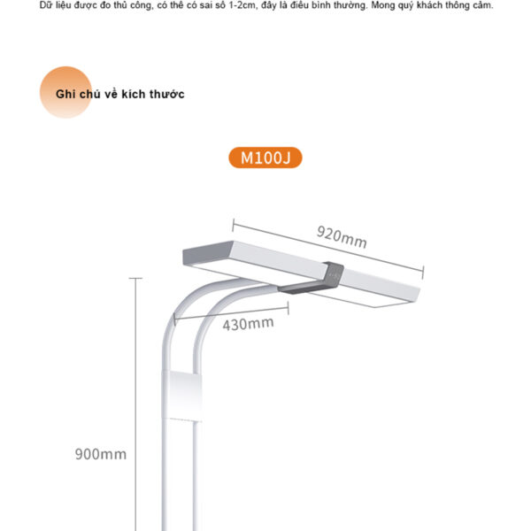 Đèn Thông Minh AI điều Khiển Giọng Nói M100J 15