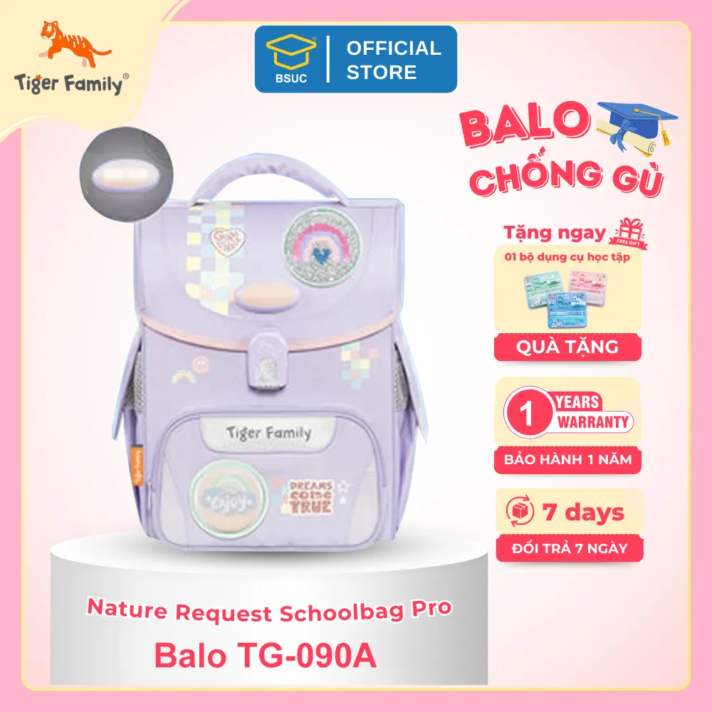 Balo Chống Gù Tiger Family TG-096A (có đèn)