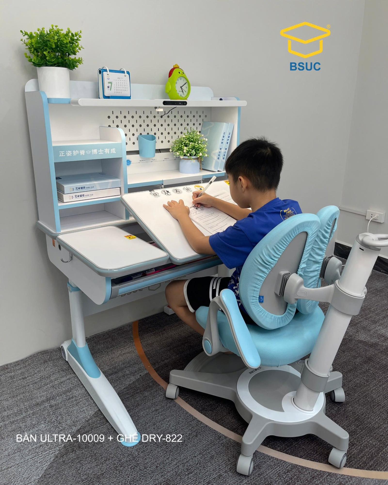 Hướng dẫn sử dụng bàn ghế học sinh nâng hạ 1 Ban Ghe Hoc Sinh Nang Ha