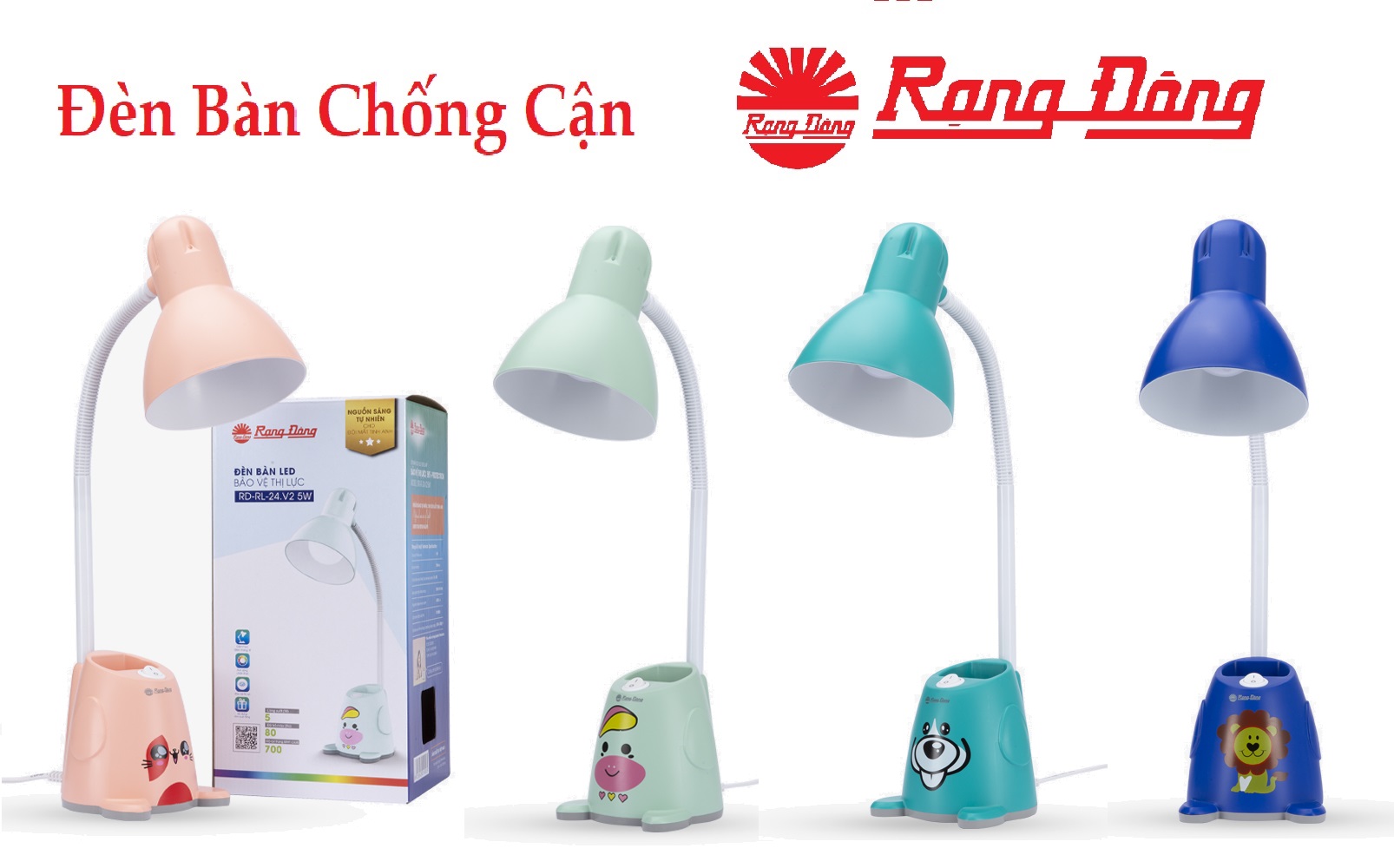 Đèn học chống cận loại nào tốt? Top 10 thương hiệu 2025 2 Den Hoc Chong Can Rang Dong