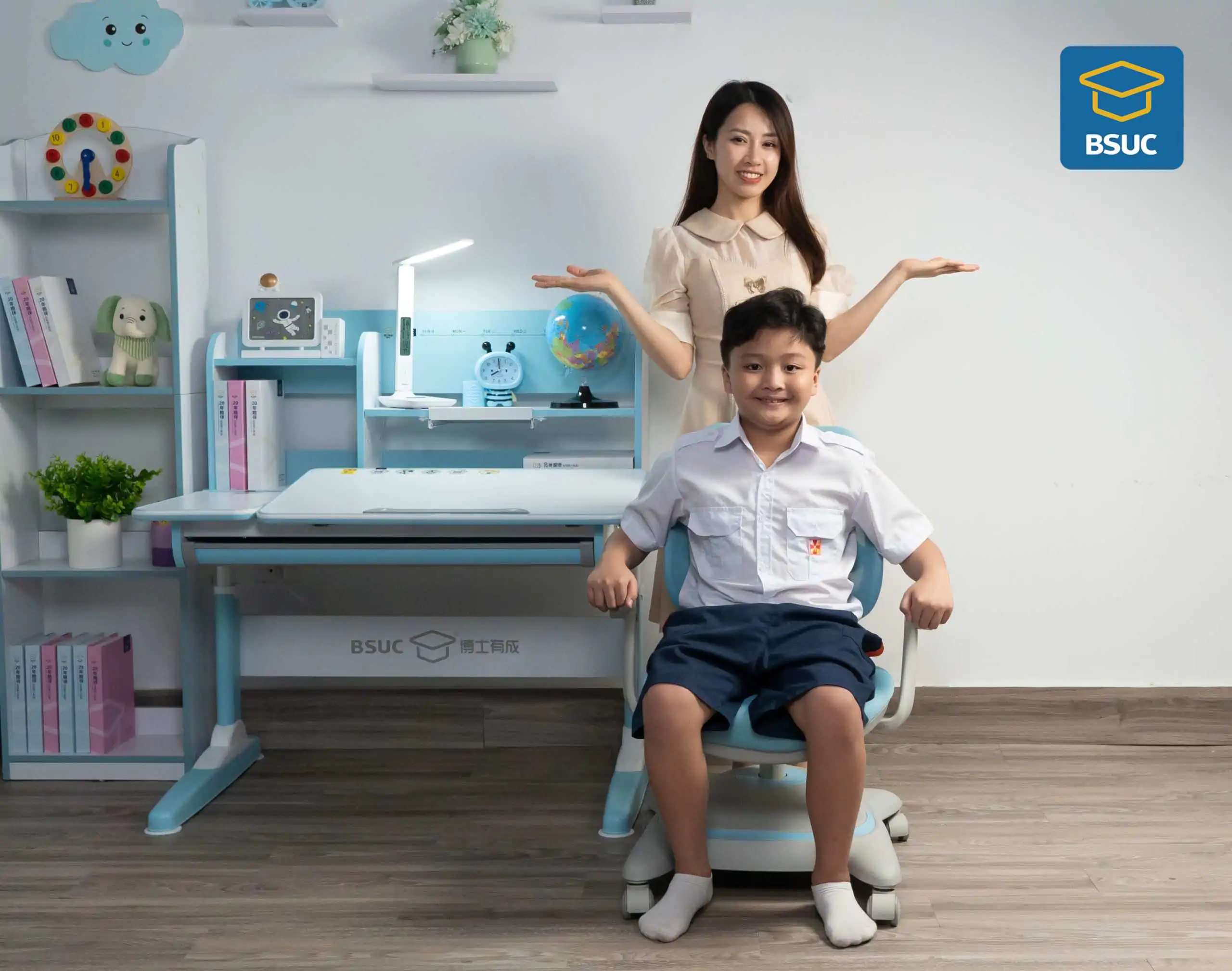 Nên đặt bàn học cho bé trai hướng Đông hoặc Đông Bắc