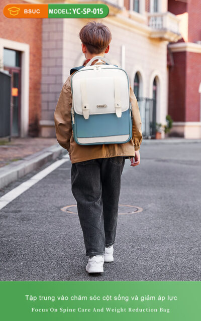 Balo Chống Gù YC SP 015 đẹp Màu Xanh