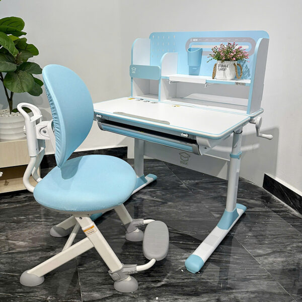 Bộ bàn học sinh thông minh cho bé DA-6008v1 ghế DC-2060v1 11 Bàn 6008 Ghế 2060 Ảnh 01