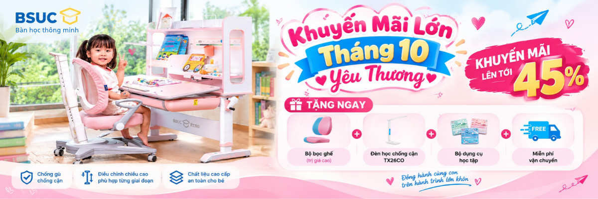 BSUC khuyễn mãi lớn tháng 10 yêu thương